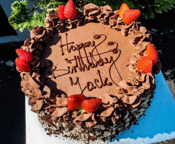 9" Round Chocolate Cream & Choc Sponge