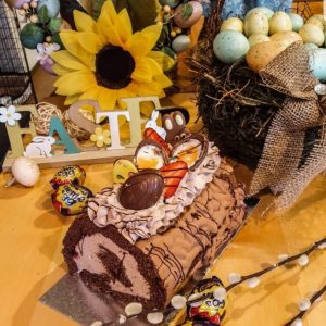 Easter Chocolate Roulade
