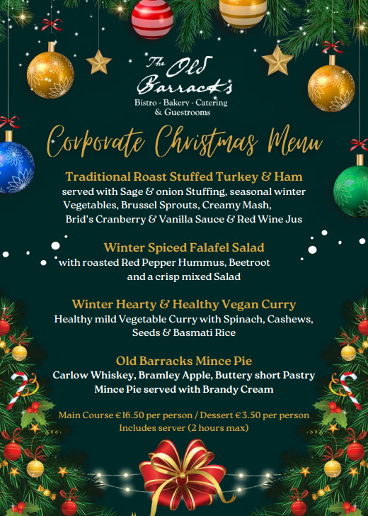 Xmas Menu